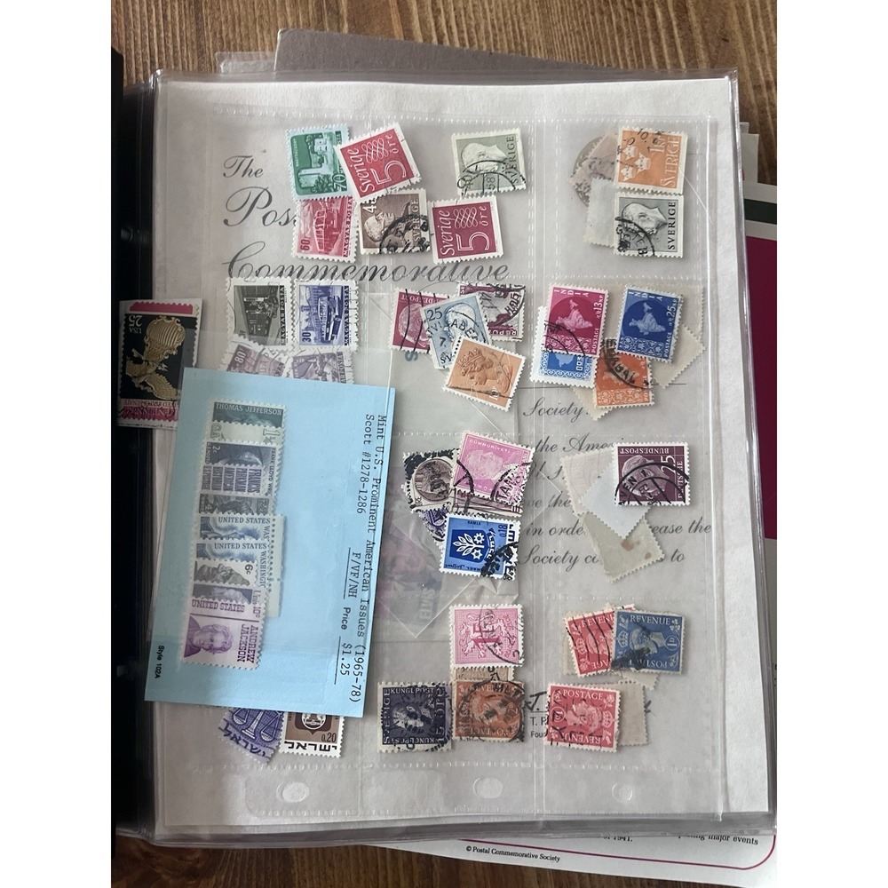 US Postal Comm. Society First Day Covers Book Vintage Stamp Collection Unsorted - Picture 3 of 9